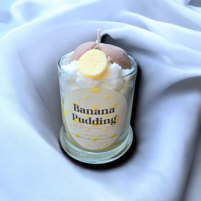 Banana Pudding Parasoy Candle