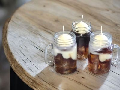 Root Beer Float Mug Candle