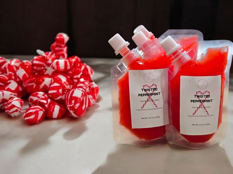 Twisted Peppermint Squeezable Wax