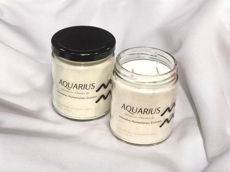 Aquarius Parasay Candle