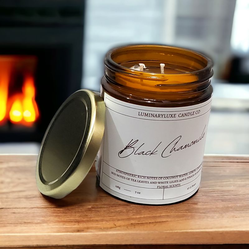 Black Coconut Parasoy Candle