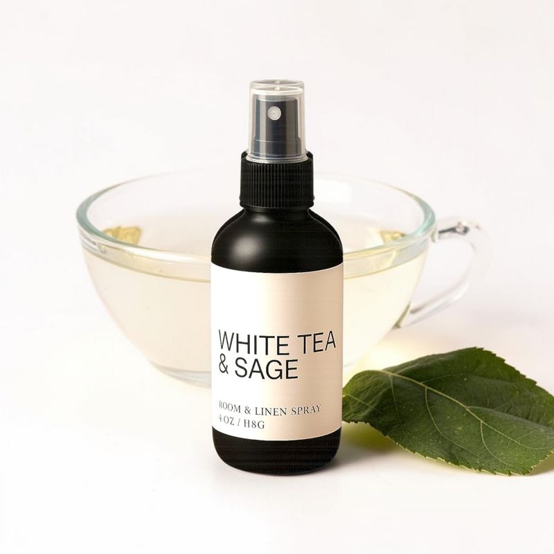 White Tea  &amp; Sage Room &amp; Linen Spray