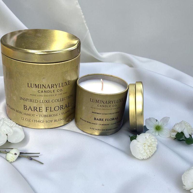 Bare Floral | Luxury Soy Blend Candle