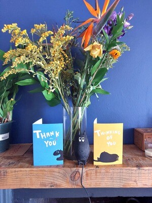 Thinking of you and Thank you card set