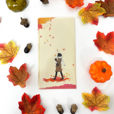Miso Paper x Ryoko Tamura “A Tiny Autumn” Folder for Regular Size Traveler’s Notebook