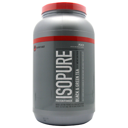 Nature&#39;s Best Perfect Zero Carb ISOPURE Powder Peach 3-lb