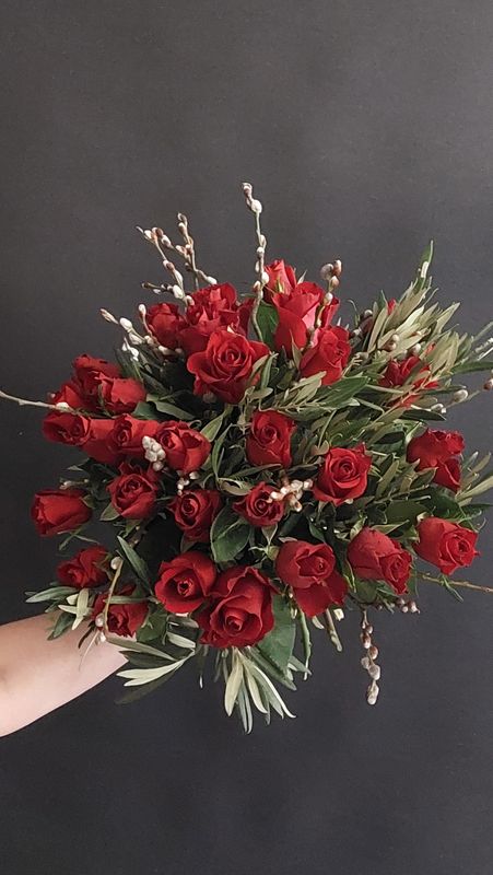 kurze Rote Rosen