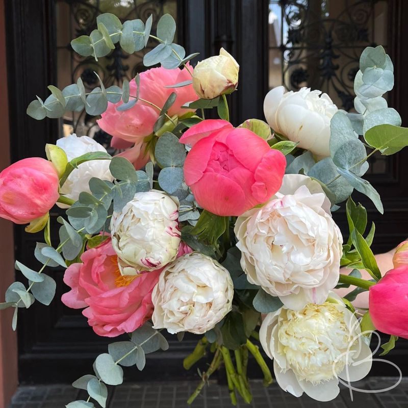 Mom's Pfingstrosenstrauß