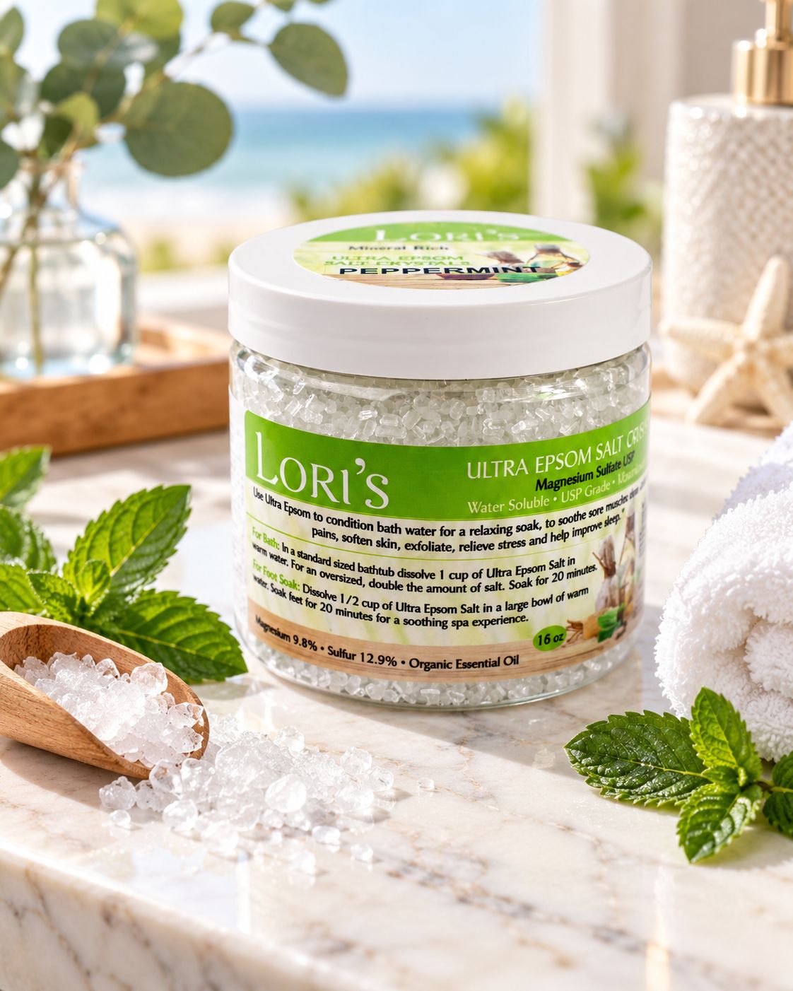 Epsom Salt with Organic Essential Oils
