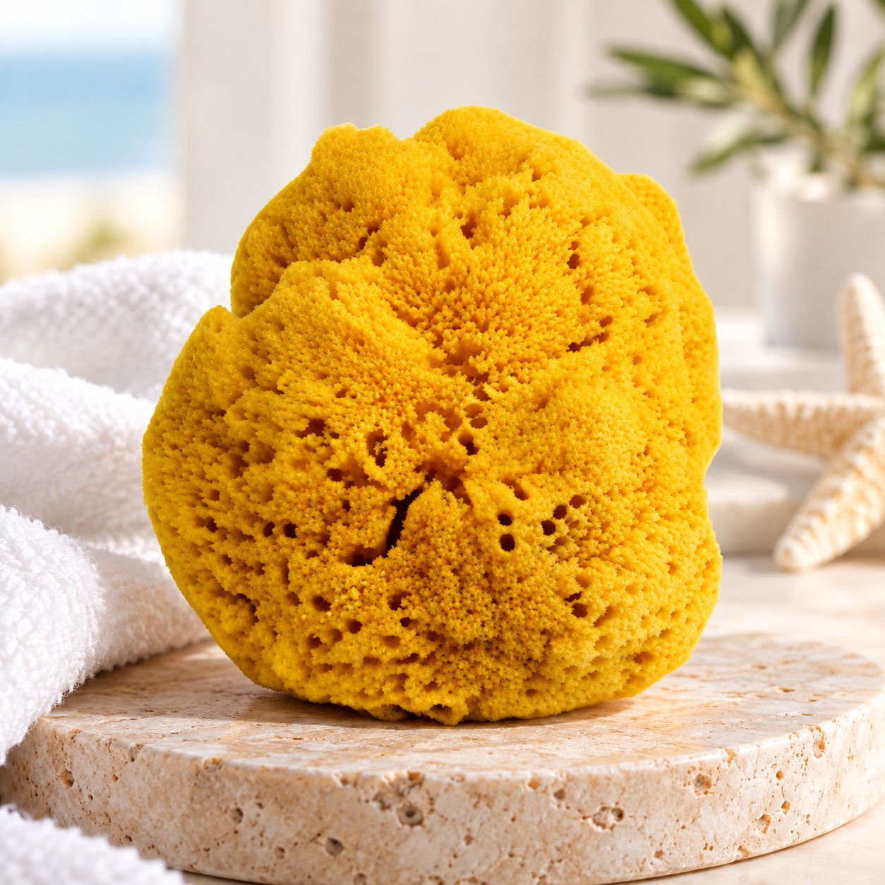 Yellow Bathing Sponge Yellow Bathing Sponge