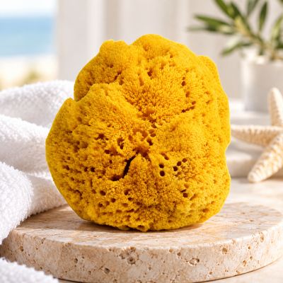 Yellow Bathing Sponge Yellow Bathing Sponge