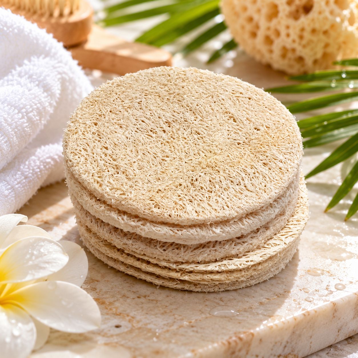 Facial Loofa Discs Facial Loofa Discs