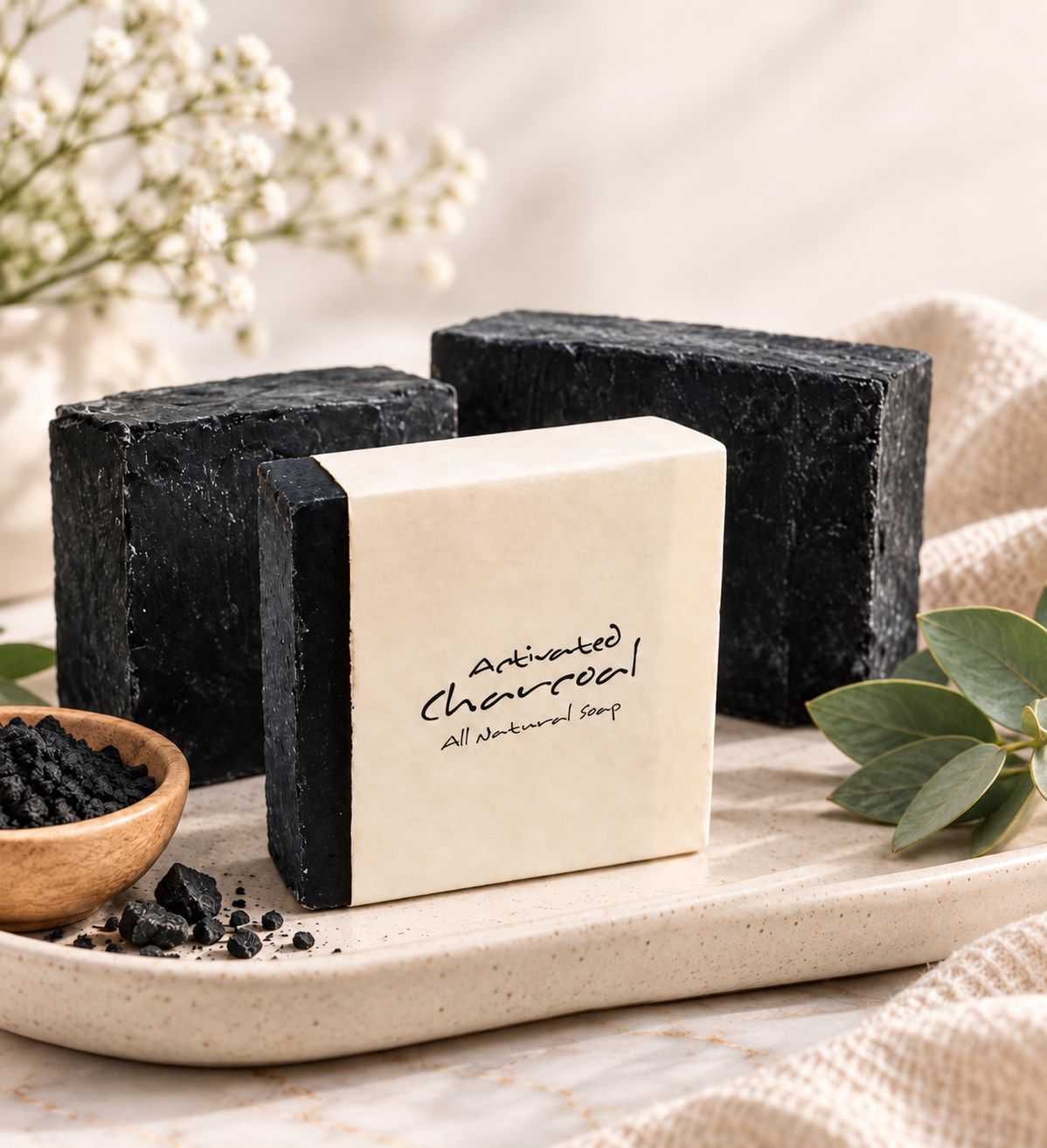 Activated Charcoal All Natural Soap - NEW Fragrances Activated Charcoal All Natural Soap - NEW Fragrances