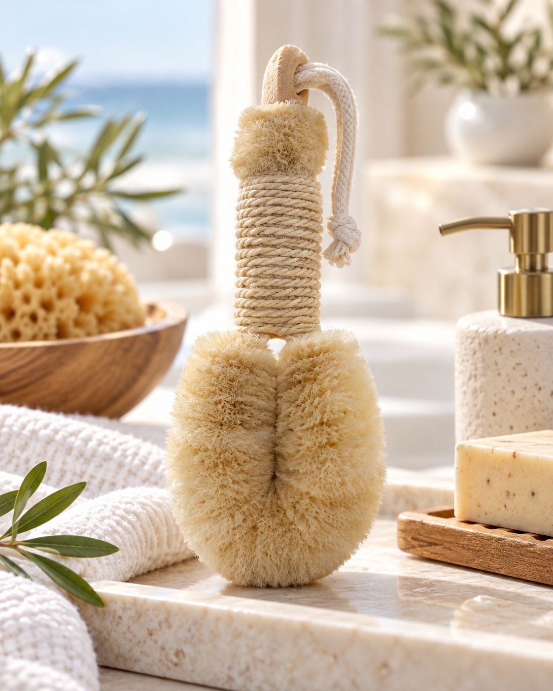 Palm Fiber Brush Palm Fiber Brush