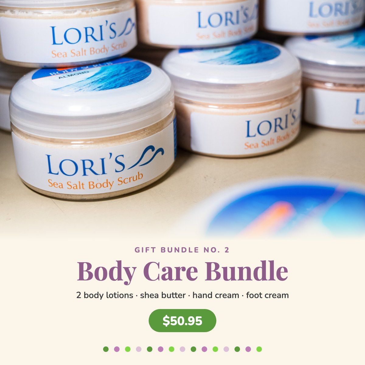 Body Care Bundle — 2 Lotions, Shea Butter, Hand & Foot Cream Body Care Bundle — 2 Lotions, Shea Butter, Hand & Foot Cream