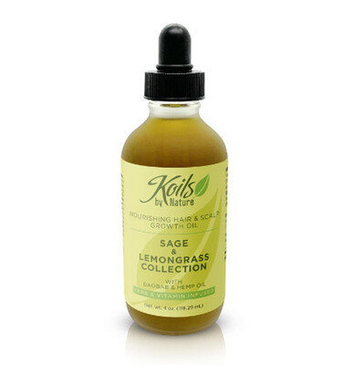 Koils By Nature Sage & Lemongrass Nourishing Hair And Scalp Growth Oil