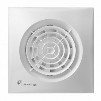 S&P Silent 100 CRZ  Intermittent Extractor Fan with Timer and 7 Year Warranty