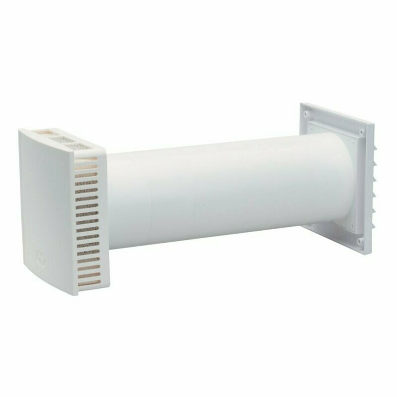Fresh 90 Anti Draught Wall Vent Kit.  The equivalent area of  this vent is 2,880mm²