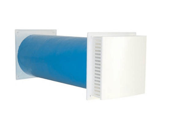 Fresh 90dB Acoustic & Anti Draught Wall Vent (140mm Diameter)