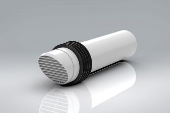 100mm Round External grille which can be fitted from inside the building