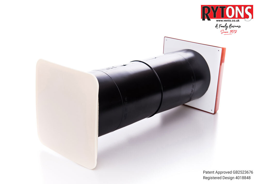 Rytons AC7HPWCWL Cowled, Baffled & Controllable Wall Vent. The equivalent area of this vent is 6,700mm²