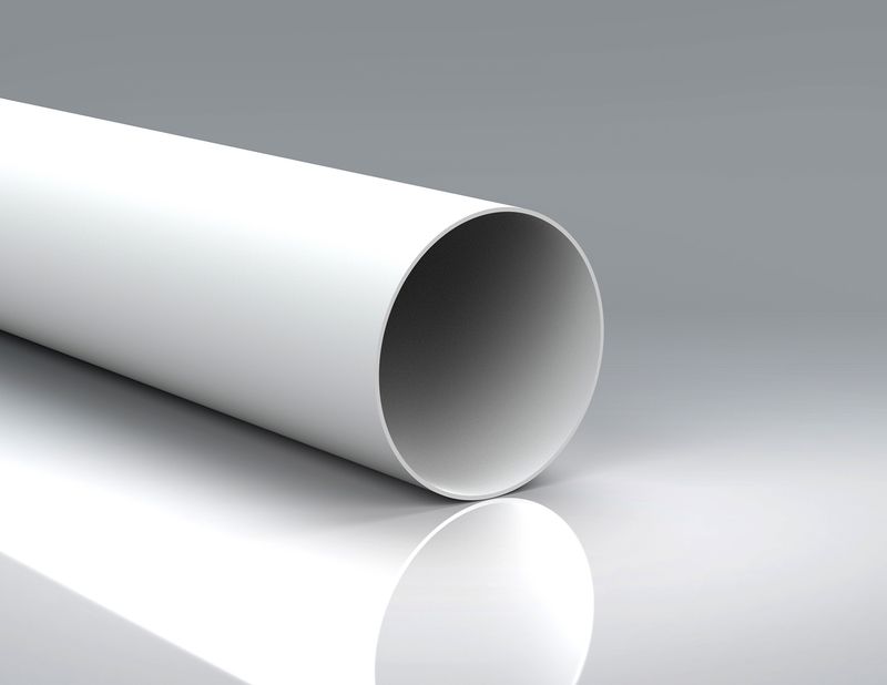 125mm x 2m PVC Round Pipe
