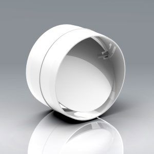 100mm Verplas round connector with damper