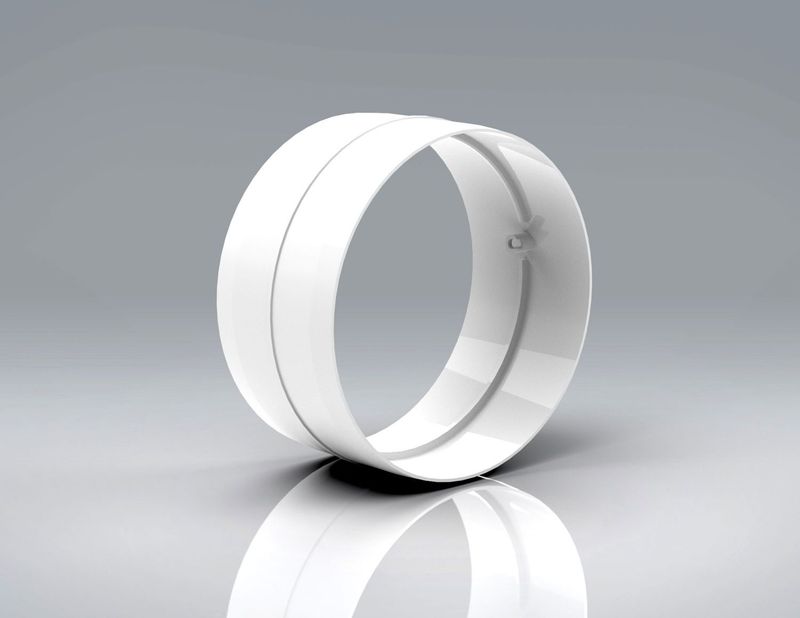100mm  Verplas Round Pipe Connector
