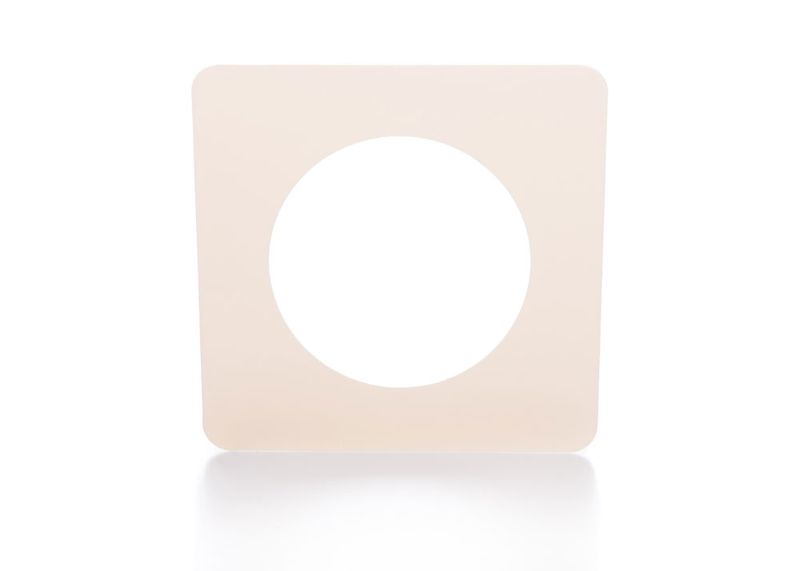 Ryton Self -adhesive Wall Plate 125mm diameter plate to make good internal surface by covering damage caused by drilling