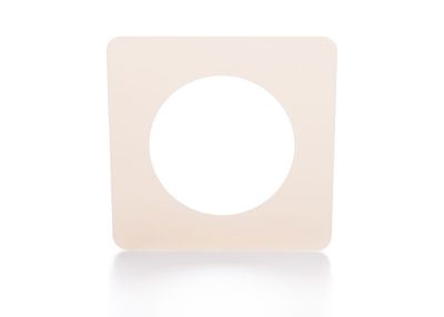 Ryton Self -adhesive Wall Plate 125mm diameter plate to make good internal surface by covering damage caused by drilling
