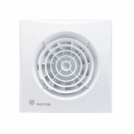 S&P Silent 200 CZ (Basic On/Off)  Intermittent Extractor Fan with a 7 Year Warranty