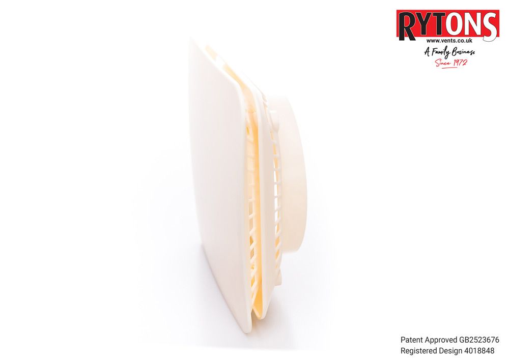 Rytons AC5HMP Controllable Internal Wall panel Vent Only. The equivalent area of this vent is 7,000mm²