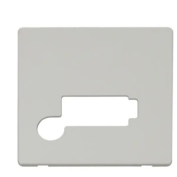 Click Definity 13A Lockable Fused Unit with Flex Outlet Cover Plate
