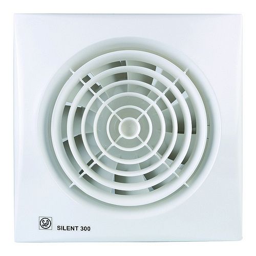 S&P Silent 300 CRZ Intermittent Extractor Fan with a Timer and 7 Year Warranty