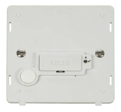 Click Definity 13A Lockable Fused Unit with Flex Outlet.