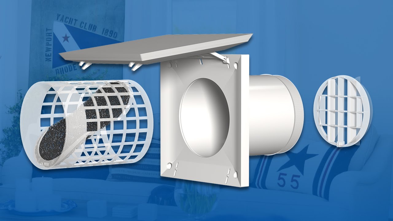 Fresh TL100DE Anti Draught Wall Vent Kit. The equivalent area of this vent is 3,210mm²