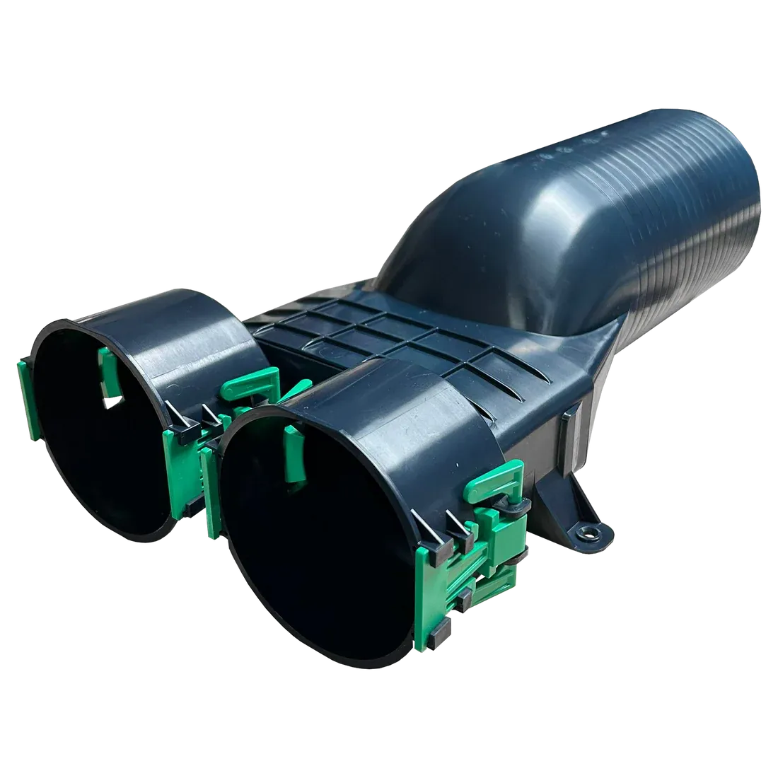 Quiet-Vent 125mm to 2x90mm Straight Plenum