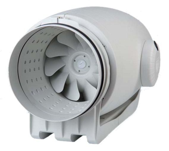S&P TD 250-100 Silent T Intermittent Inline Fan with timer S&P TD 250-100 Silent T Intermittent Inline Fan with timer