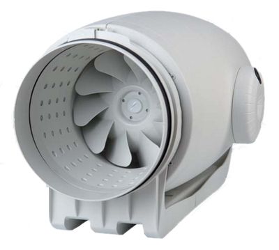 S&P TD 250-100 Silent T Intermittent Inline Fan with timer S&P TD 250-100 Silent T Intermittent Inline Fan with timer