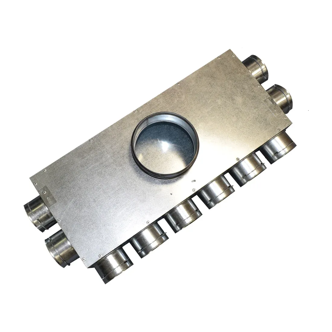 Quiet-Vent 90mm 10 Point Top Entry Distribution Box 180mm Spigot Quiet-Vent 90mm 10 Point Top Entry Distribution Box 180mm Spigot