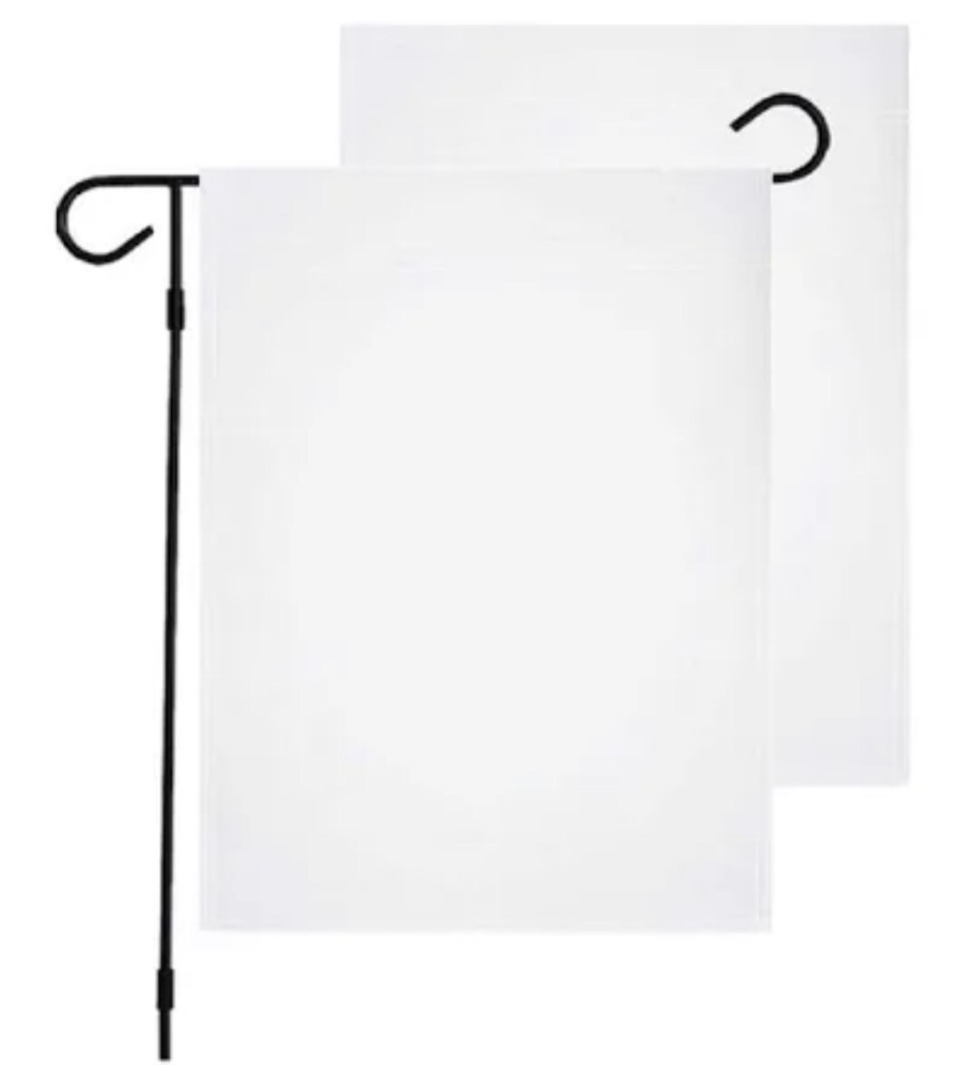 12x18    Double Sided Black Out Sublimation Garden Flag.  {Flag Only}