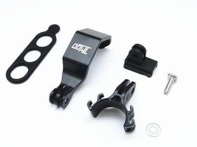 Easy Mount Cateye or Generic Headlight / GoPro Camera  adapter bracket on Brompton brake caliper fixture (TRIGO)