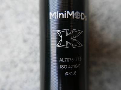 Groovy Anti-Slip 144g less ISO certified Aluminum Seatpost for Brompton (MiniMODs x KCNC)