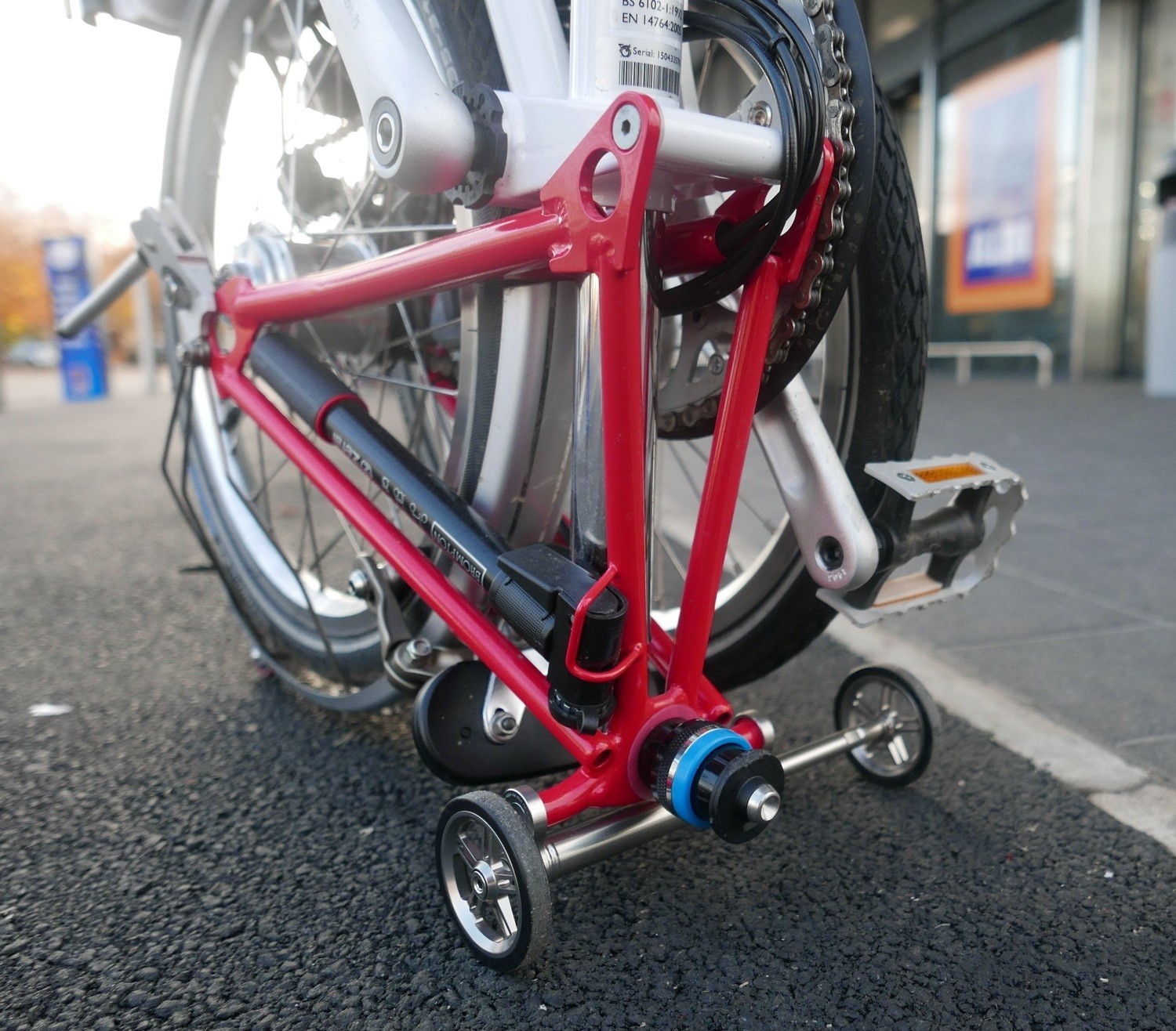 Brompton X Roller Easy wheel extender MiniMODs AL7075 Strong Alloy V.3
