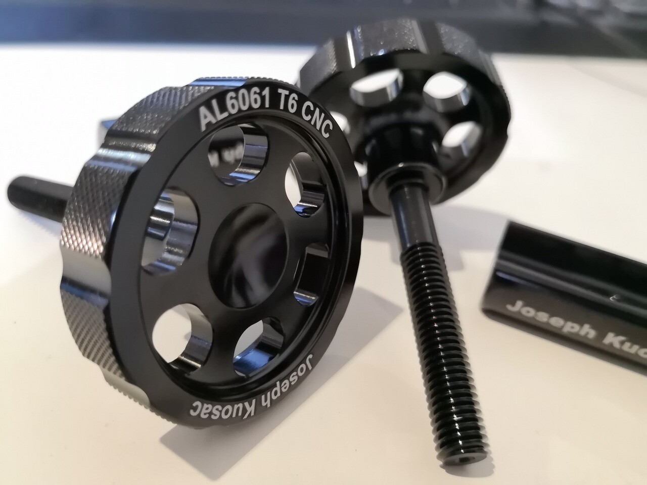 ジョセフクゼ　Knob Type Hinge Clemp Set ブロンプトン Knob type hinge clamp set lightweight for Brompton (Joseph