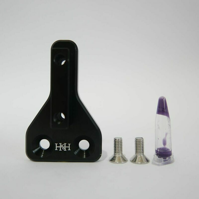 Precise CNC machined for Brompton Bag Front Carrier Block Adapter for CarryMe (H&amp;H)