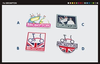 Embroidered Cloth Badge Brompton Theme