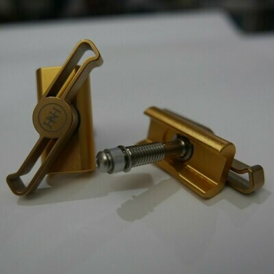 -27g Titanium Hinge Levers Aluminum Clamps Set / No Spring for Brompton (H&amp;H)