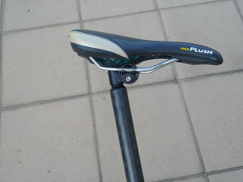 H&H Brompton用 シートポストのクランプチタン合金 黒色(ブラック)