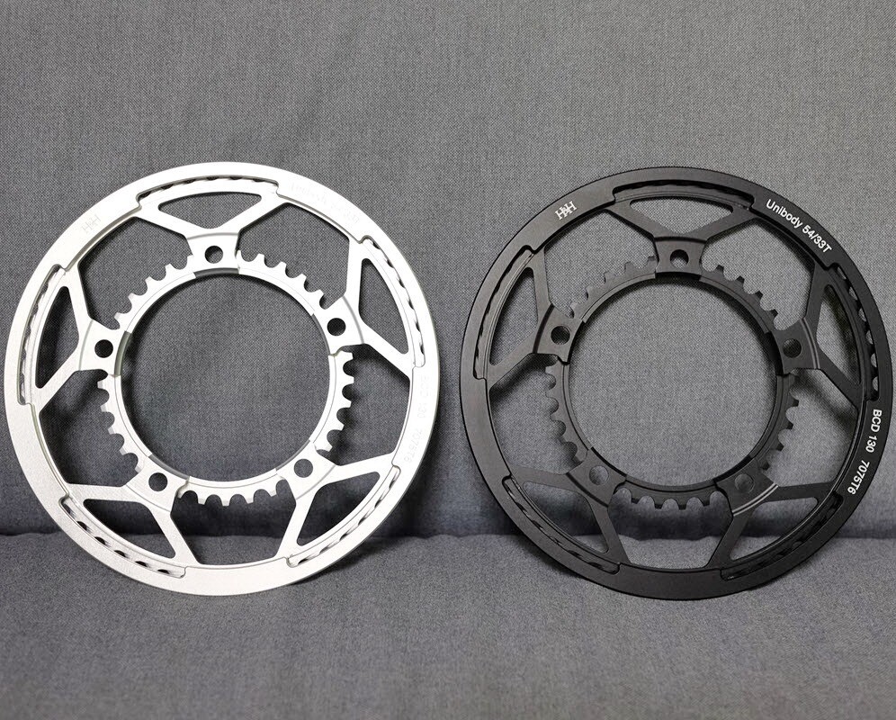 Duo Dual Chainring for Brompton (H&H) 54(50)/33T BCD130 Unibody